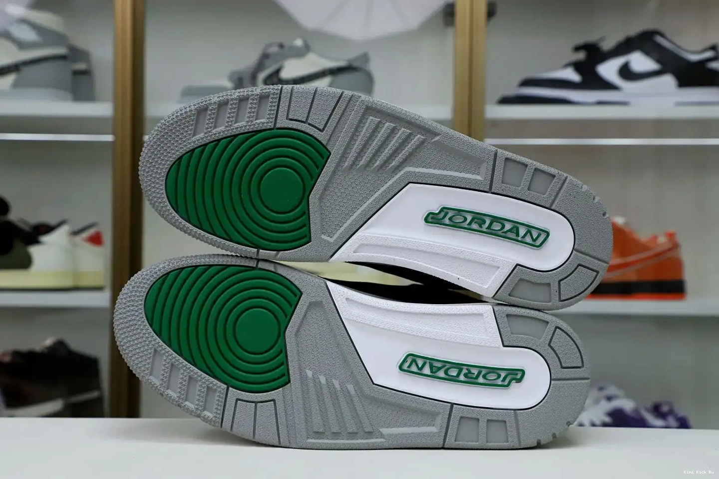Kimikick JORDAN AIR 3 GREEN PINE 0520